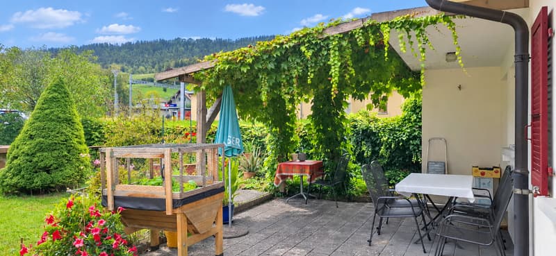 Terrasse avec pergola