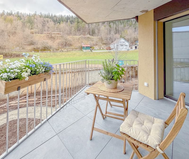 Balcon de 8.70 m2 (décoration non contractuelle)