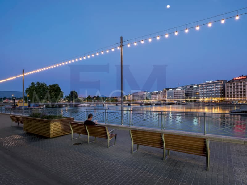 Right bank, Quai des Bergues - Arcade of approximately 73.40 m2 PPE (4)