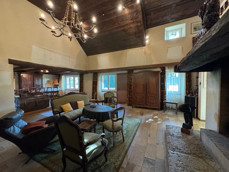 Casa di carattere con granaio amovibile ad Alle (11)