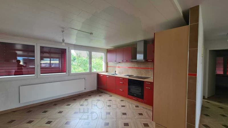 Family house with two 3.5-room apartments and three garages (4)