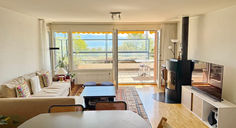 Appartement de 3.5 pièces avec vue panoramique à La Croix (Lutry) , terrasse, jardin (2)
