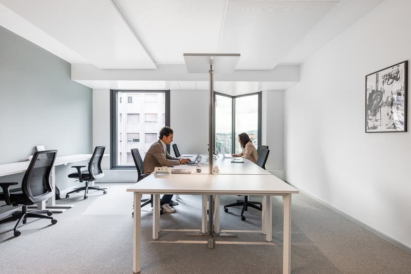 Un bureau de coworking ouvert au design remarquable pour 10 personnes à Spaces Rue de Lausanne 15 (1)