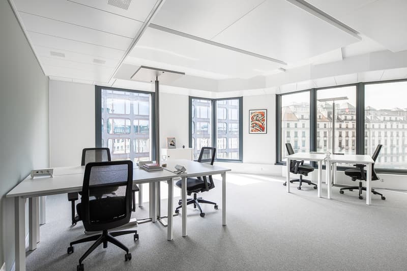 Un bureau de coworking ouvert au design remarquable pour 10 personnes à Spaces Rue de Lausanne 15 (2)