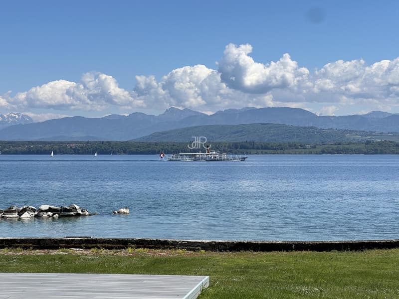 Founex: Waterfront plot with private beach (1)