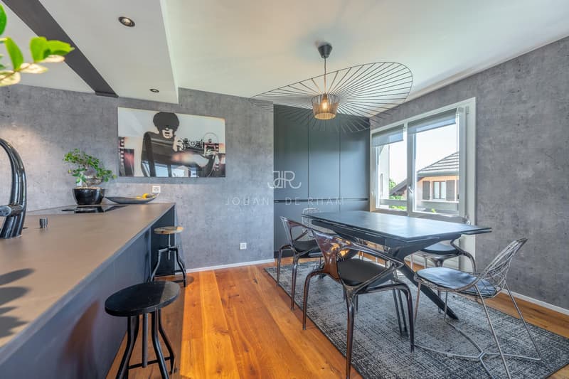 Grand Duplex intégralement rénové proche centre Nyon (Eysins) (12)