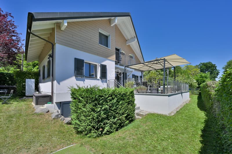 Villa individuelle avec vue lac et Alpes - Au coeur de Sus-Châtel (Genolier) - Parfaitement rénovée Performance énergétique A (10)