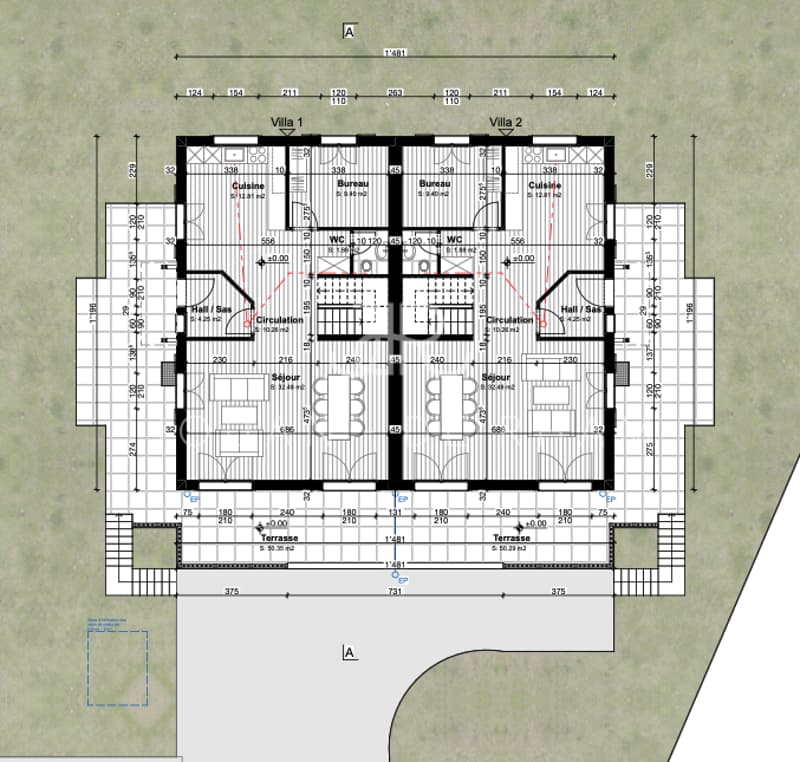 Le Sentier | Villa A - sur plan (3)