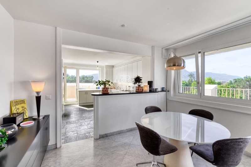 Cologny | Appartement de 4 pièces en attique avec vue imprenable (6)