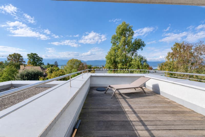 Maison familiale à Anières ? Vue lac et beaux espaces extérieurs (5)