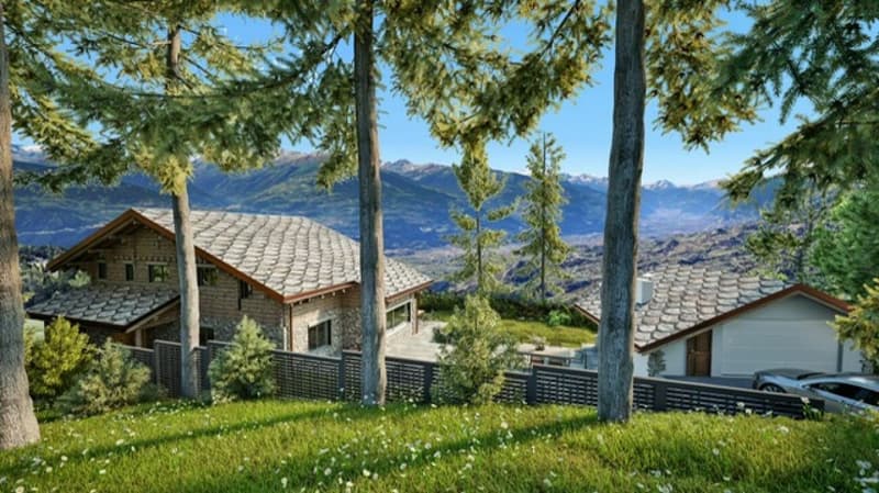 Chalet con piscina interna a Crans-Montana - Affitto settimanale o mensile - Disponibile per Capodanno (8)