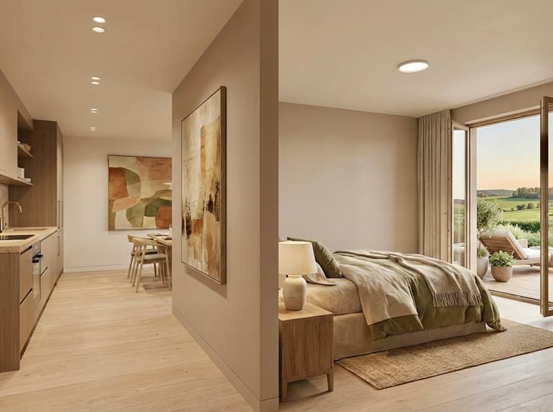 New construction: Magnificent 2.5-room apartment in La Joux (7)