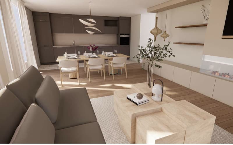 Charmant appartement neuf de 5 pieces Russin (2)