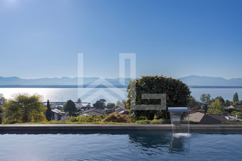 Propriété contemporaine d'exception - Vue panoramique lac (9)