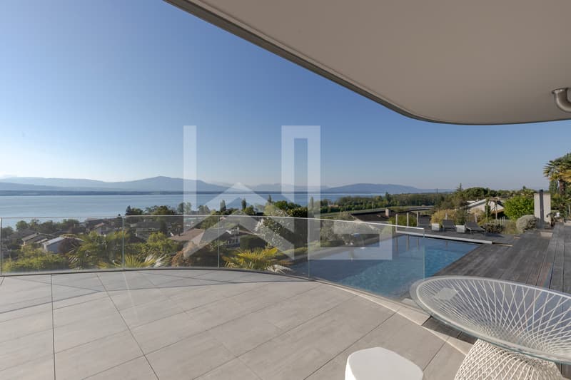 Propriété contemporaine d'exception - Vue panoramique lac (9)