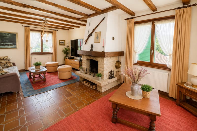 Beautiful single-family house in viager occupied without rent with a view of the Jura (10)