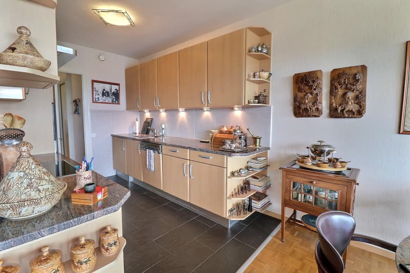 Schönes Apartment in höherem Stockwerk mit Pool in Viager besetzt ohne Rente (7)