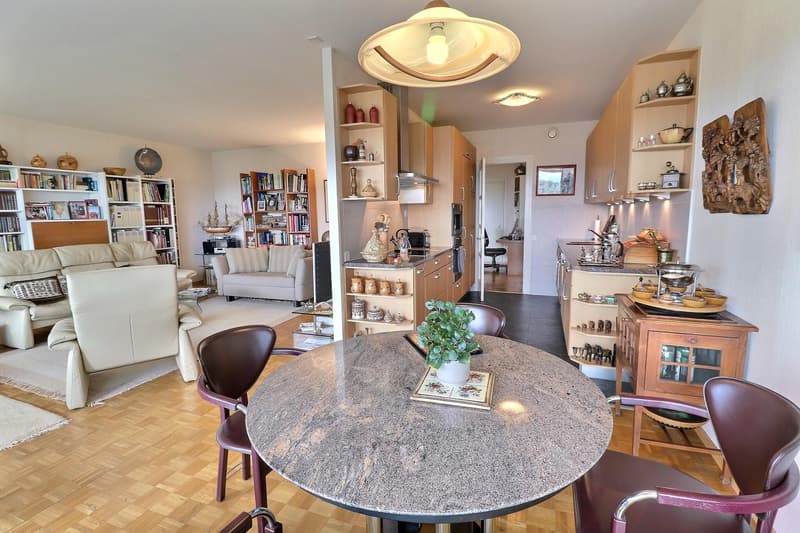 Schönes Apartment in höherem Stockwerk mit Pool in Viager besetzt ohne Rente (6)