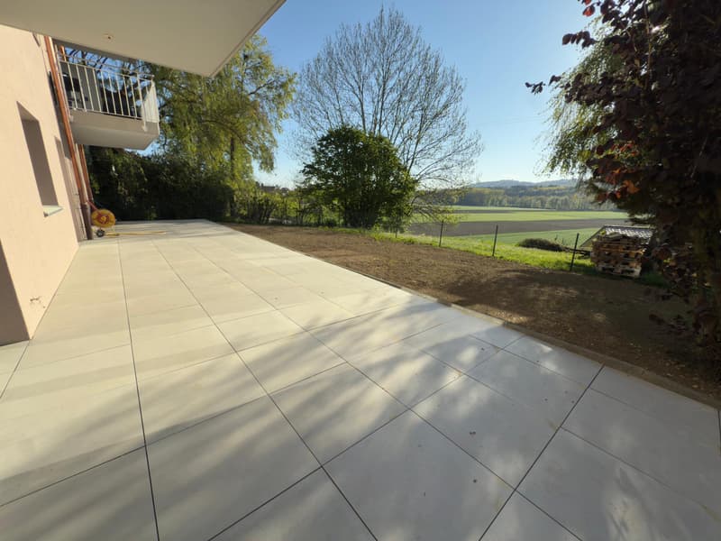 3.5 rooms with 150m2 garden fully renovated in Fétigny (3)