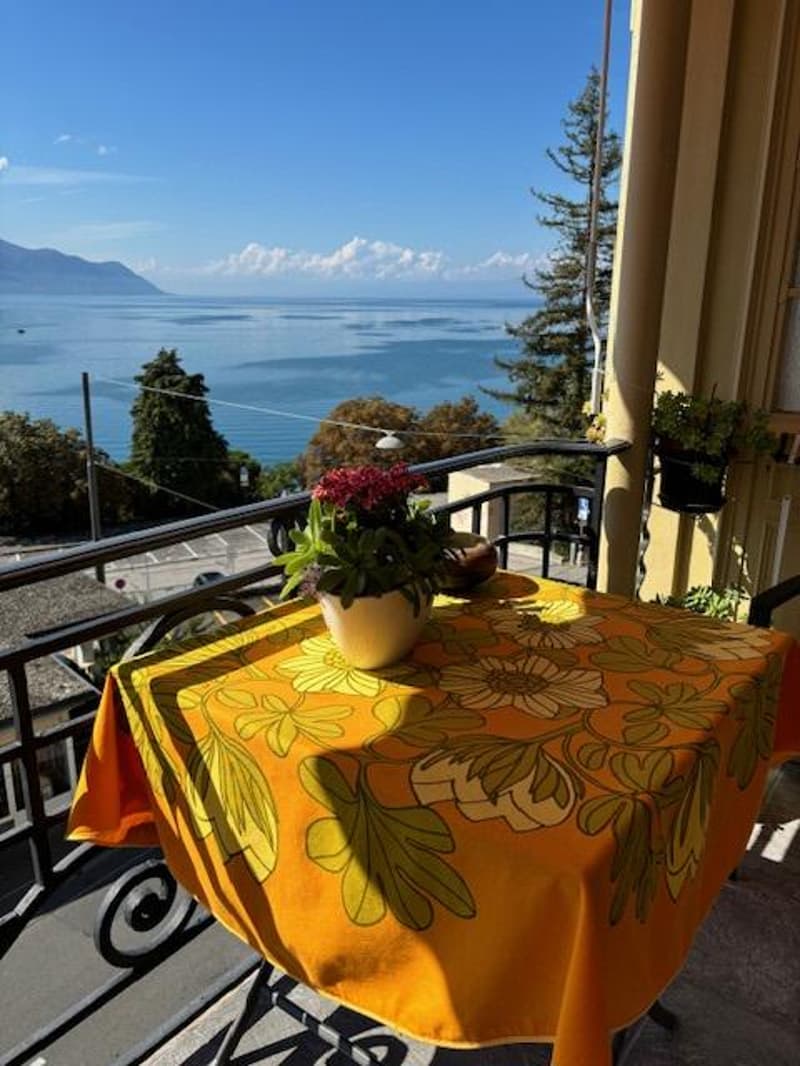 Magnificent 3.5-room furnished apartment with panoramic lake view in Territet (1)