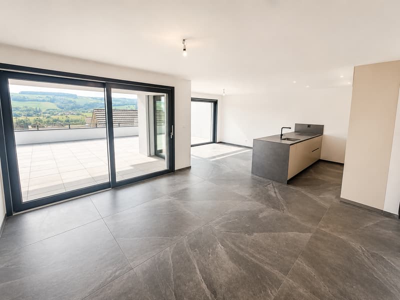 Villa bifamiliare contemporanea di 180 m² a Lucens - vista aperta incredibile (1)