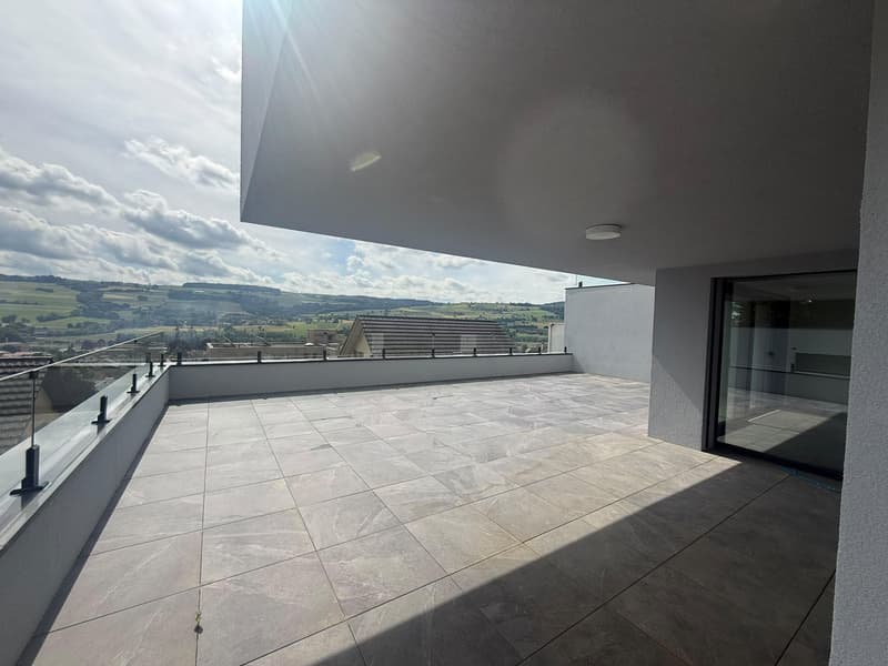 Villa bifamiliare contemporanea di 180 m² a Lucens - vista aperta incredibile (8)
