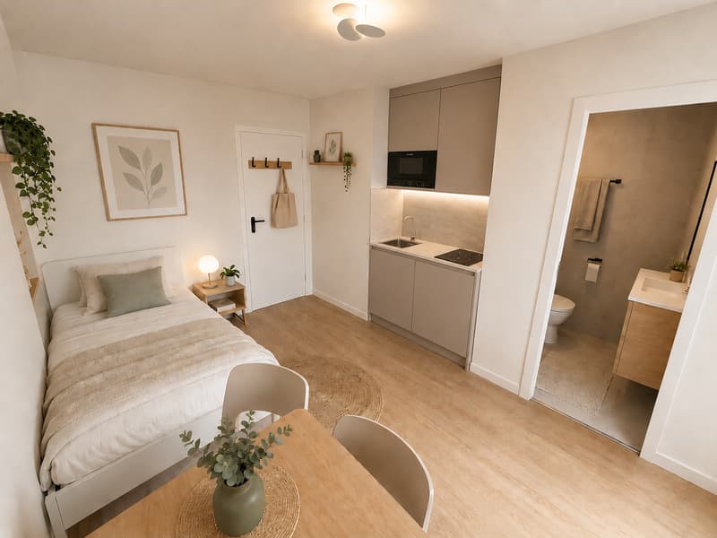 Studio entièrement rénové au coeur de Lausanne (3)