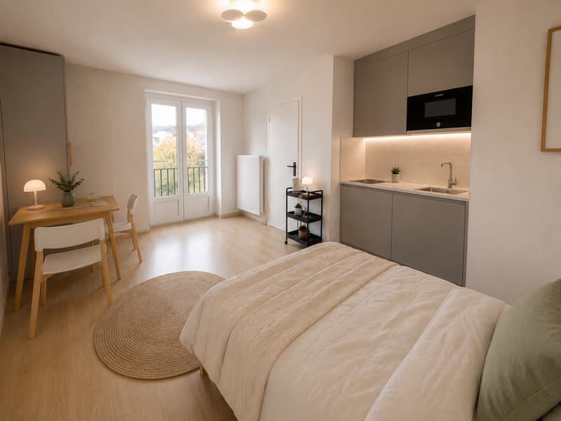 Studio entièrement rénové au coeur de Lausanne (2)
