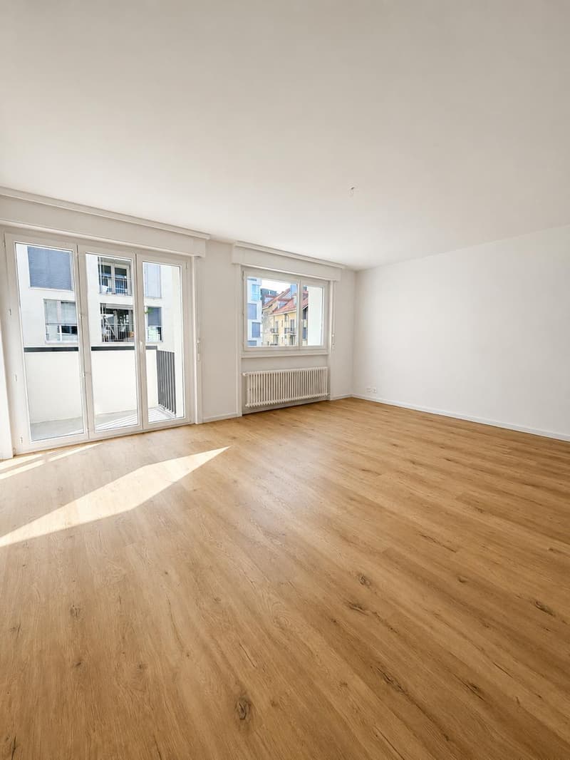 Room in a beautiful 3.5-room apartment in Fribourg - Pérolles district - bright and completely renovated (7)