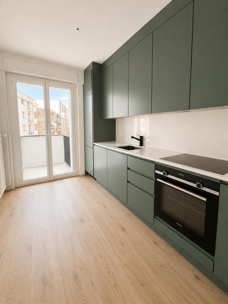 Room in a beautiful 3.5-room apartment in Fribourg - Pérolles district - bright and completely renovated (4)