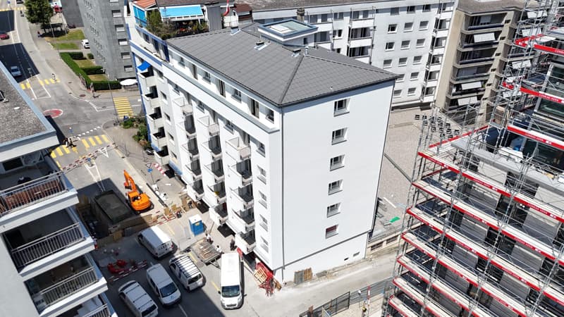 Fribourg : 3.5 pièces rénové de 88 m² avec deux balcons (5)
