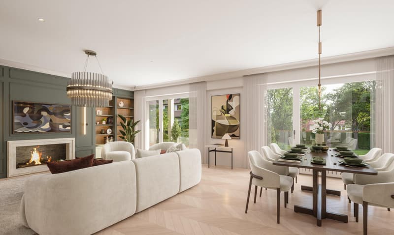 Suite Valéria - appartement d'exception de 6 pièces avec loggia, véranda et volumes généreux (6)
