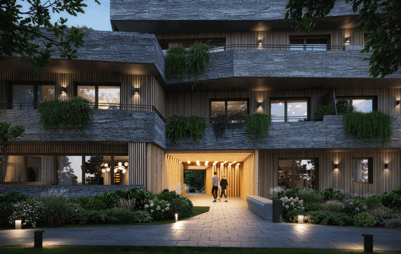 APPARTEMENT NEUF EN ATTIQUE ENTOURÉ DE VERDURE (2)