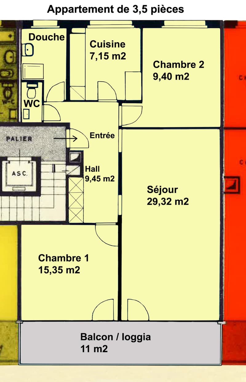 Charmantes und geräumiges 3.5-Zimmer-Apartment mit Balkon/Loggia und Parkplatz (13)