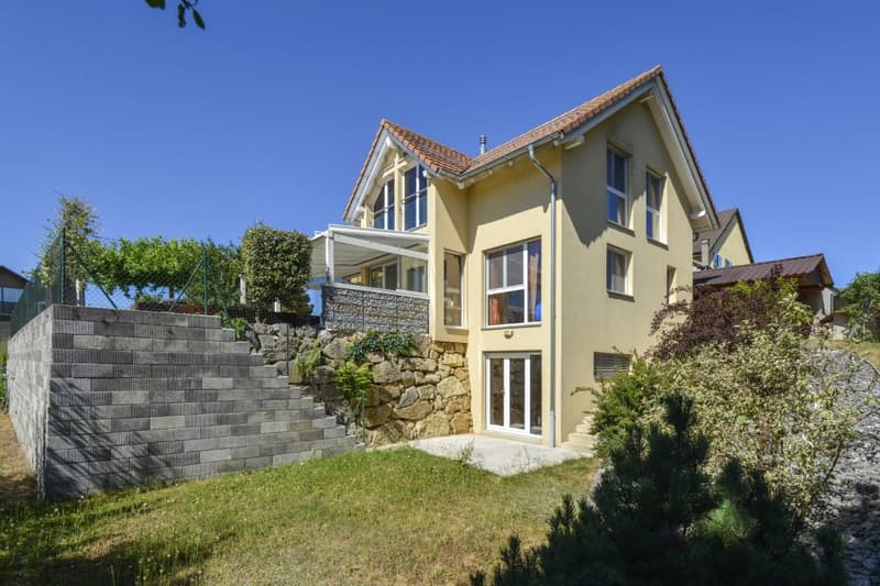 Magnificent individual villa with panoramic and breathtaking views of the Alps (4)
