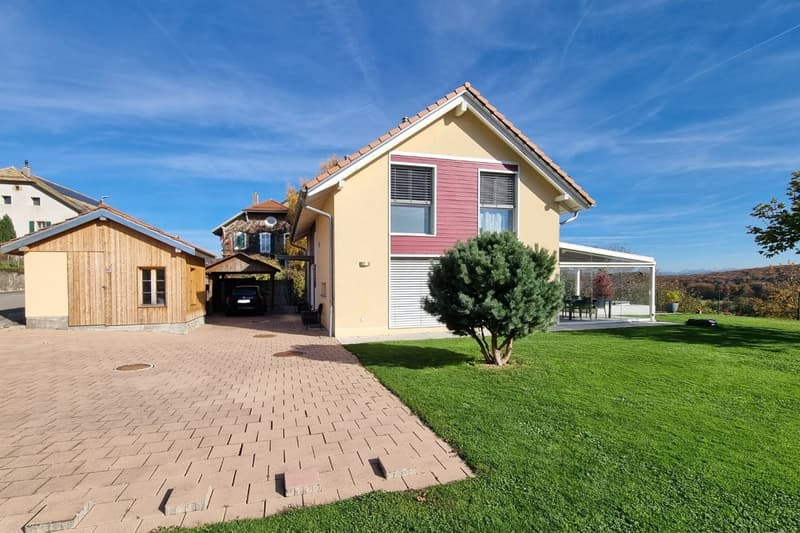 Magnificent individual villa with panoramic and breathtaking views of the Alps (2)
