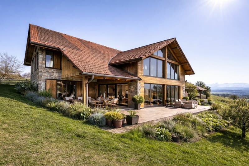 Gelände mit großem Landwirtschaftsgebäude und Überdachung, umgebaut zur Wohnung oder das gesamte Erdgeschoss für eine Aktivität und Ihre Wohnung im Obergeschoss, oder mehrere Familien? (2)