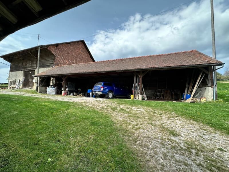Gelände mit großem Landwirtschaftsgebäude und Überdachung, umgebaut zur Wohnung oder das gesamte Erdgeschoss für eine Aktivität und Ihre Wohnung im Obergeschoss, oder mehrere Familien? (8)