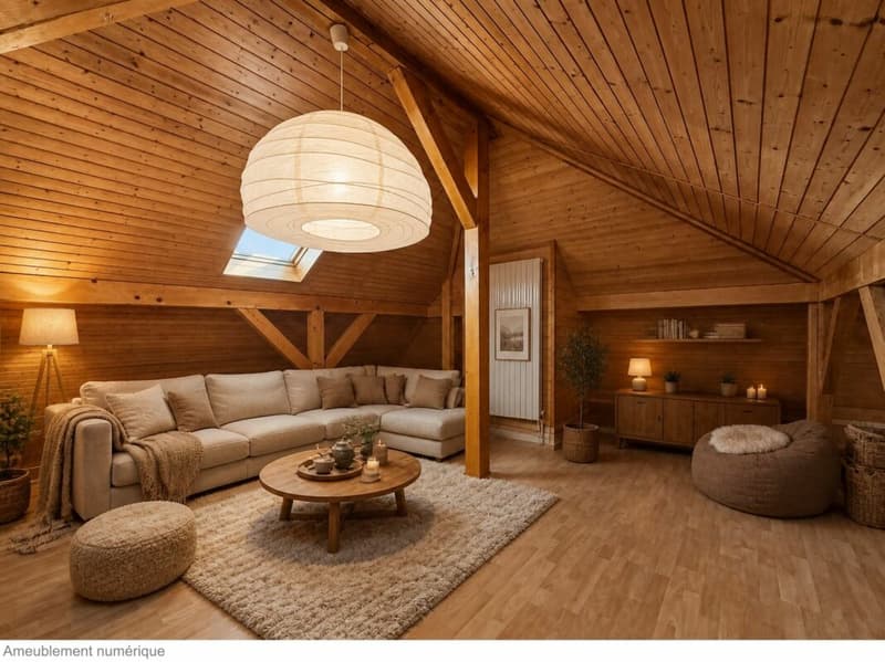 VIVEZ SUR UN ETAGE ! VILLA INDIVIDUELLE DE PLAIN-PIED ET COMBLES + UN STUDIO INDÉPENDANT (14)