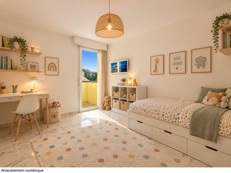 APPARTEMENT DE 3,5 PIÈCES DE 97 M2 AVEC TERRASSE ET 2 PLACES DE PARC. (10)