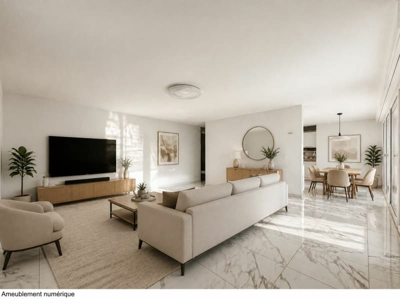 APPARTEMENT DE 3,5 PIÈCES DE 97 M2 AVEC TERRASSE ET 2 PLACES DE PARC. (1)