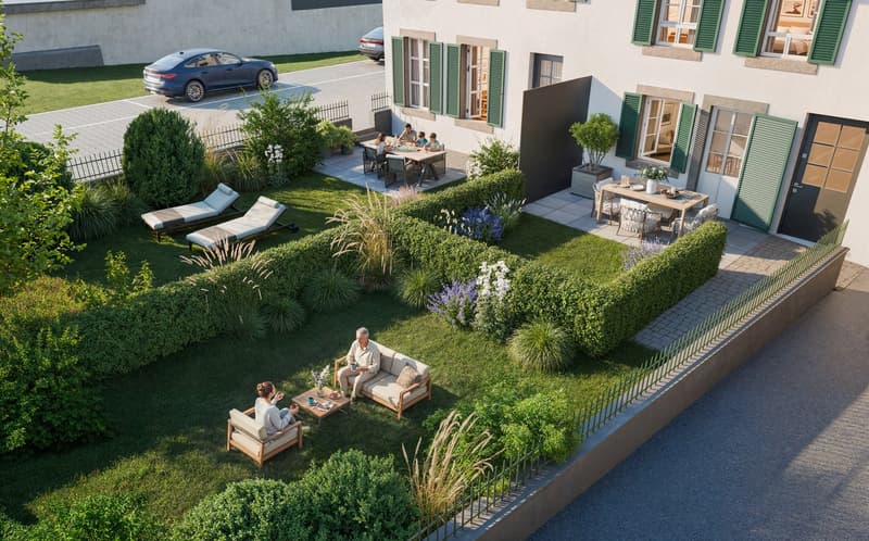 Promotion Les Vergers de Chamblon - 6 Magnificent apartments with terraces and private gardens (6)