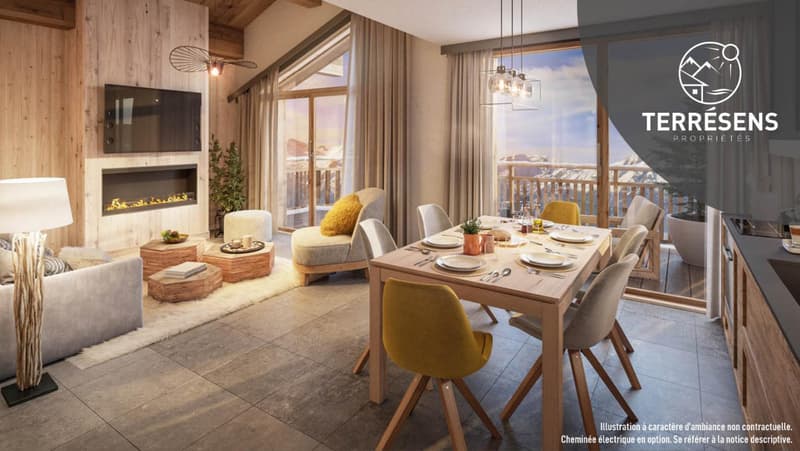 APPARTEMENT T2 CABINE DUPLEX - RÉSIDENCE LA PERLE D'ALBA À L'ALPE (4)