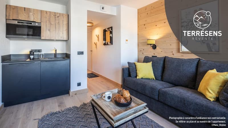 APARTMENT T1 - LE SNOROC RESIDENCE IN PLAGNE MONTALBERT (4)