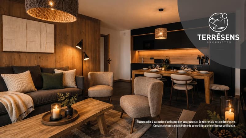 APPARTEMENT T1 - RÉSIDENCE LE CAPRICE BLANC À LA TOUSSUIRE (5)