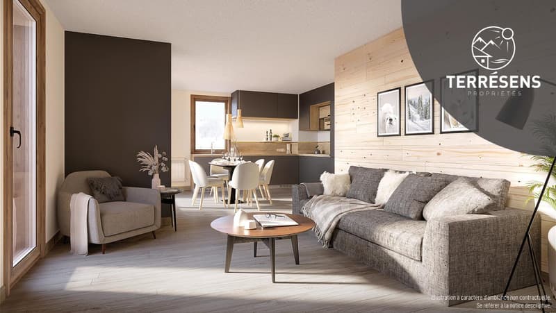 APPARTEMENT T2 CABINE BUREAU - RÉSIDENCE LES LOGES BLANCHES AUX 2 (6)
