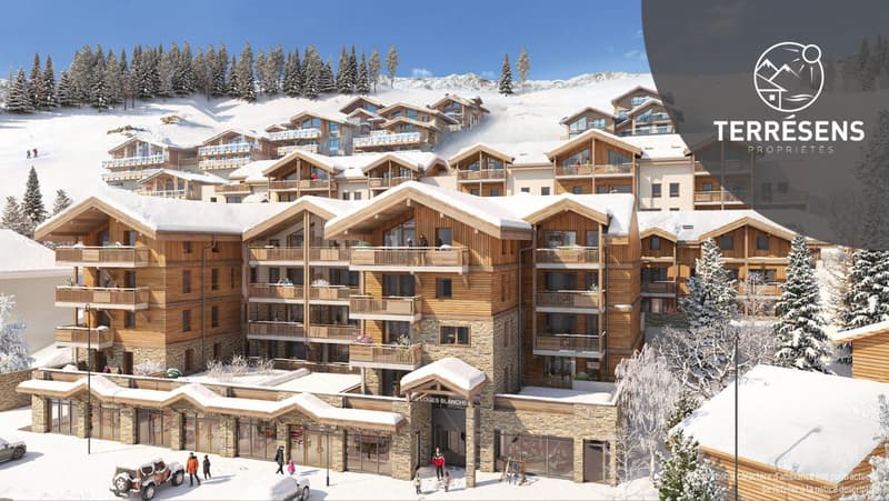 APPARTEMENT T2 CABINE BUREAU - RÉSIDENCE LES LOGES BLANCHES AUX 2 (2)