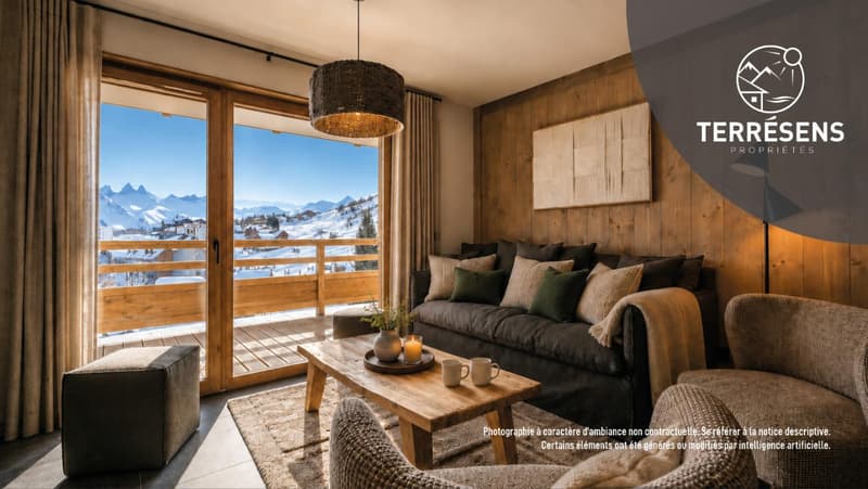 APPARTEMENT T4 DUPLEX - RÉSIDENCE LE CAPRICE BLANC À LA TOUSSUIRE (6)