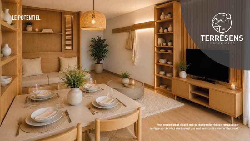 APPARTEMENT T1 (4 PERSONNES) - RÉSIDENCE LES TERRASSES DE CHANTEMERLE (5)