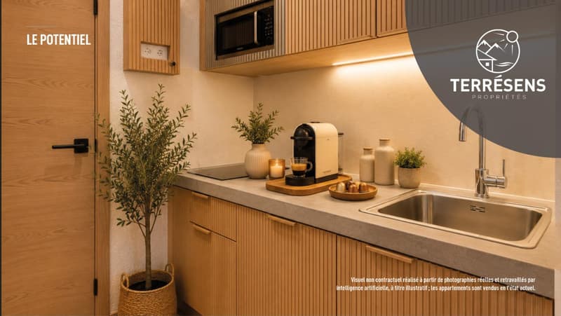 APPARTEMENT T1 (4 PERSONNES) - RÉSIDENCE LES TERRASSES DE CHANTEMERLE (6)